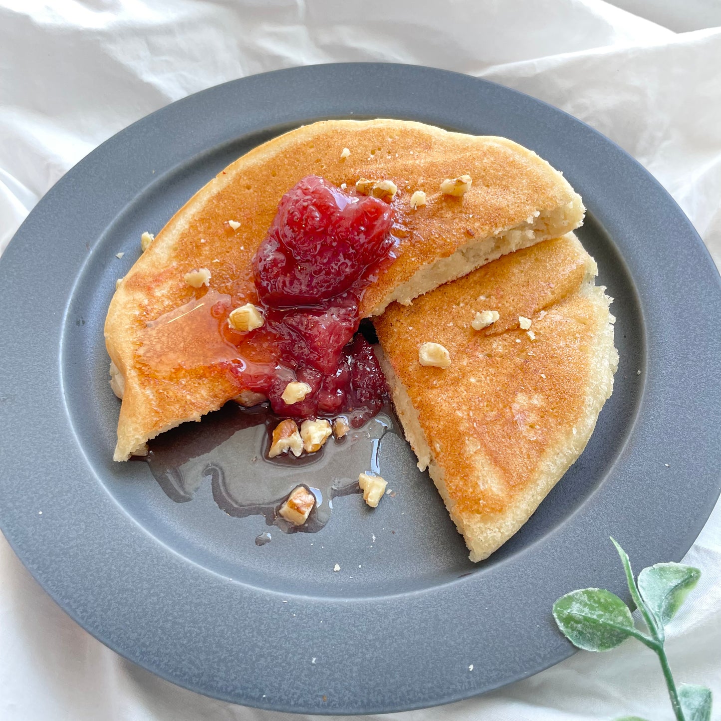 Brown rice flour pancakes